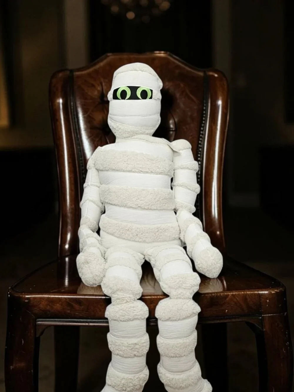 Isaac Mizrahi Oversized Stuffed Plush Mummy 5ft Pillow Glow In The Dark New